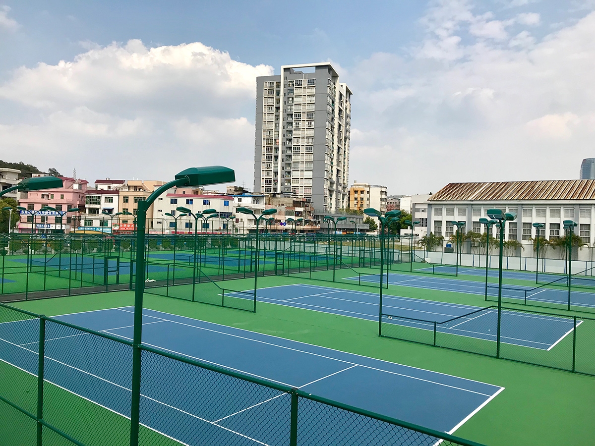 山东省济南市历下区燕山社区体育公园多功能运动场围网