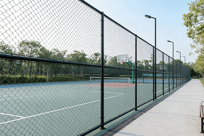 球场围网效果图