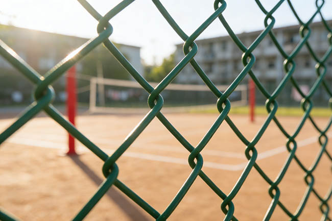 球场围网效果图 球场围网效果图