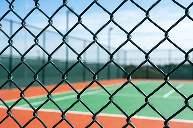 球场围网效果图